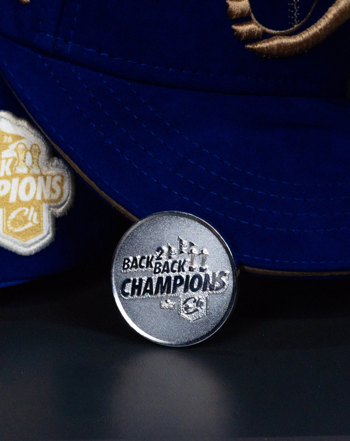 MONEDA CONMEMMORATIVA PLATA BACK 2 BACK BICAMPEONES LMP