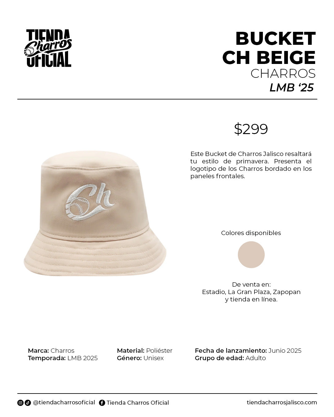 BUCKET CH BEIGE