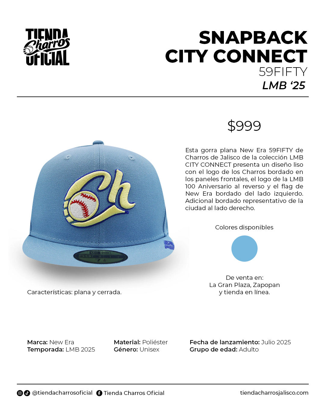 GORRA LMB 25 CITY CONNECT 59FIFTY NEW ERA