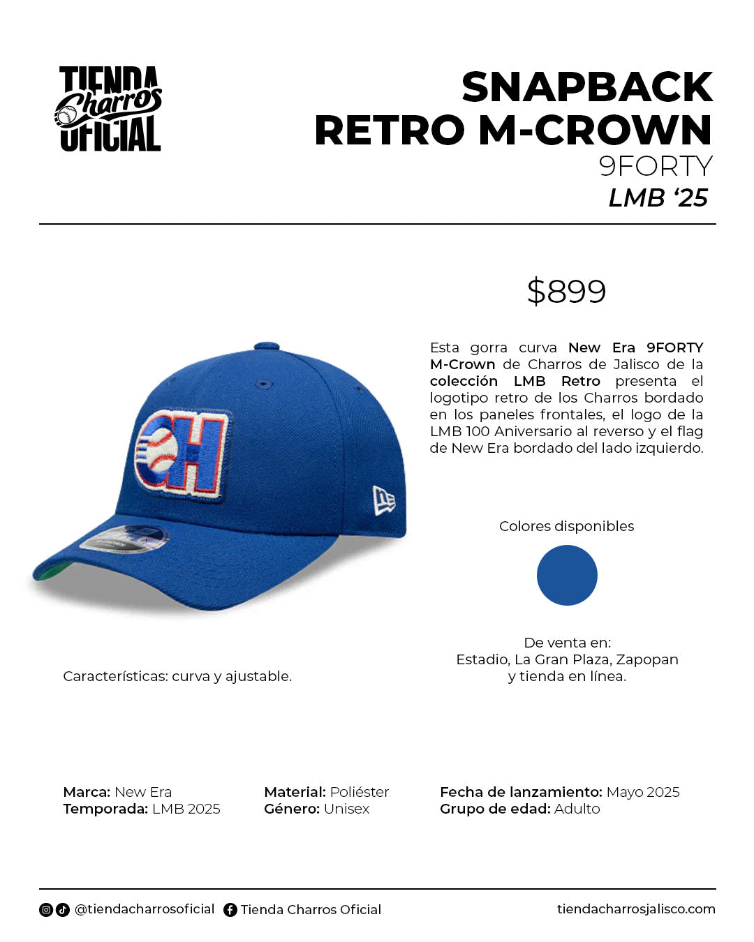 GORRA LMB 25 RETRO 9FORTY M-CROWN