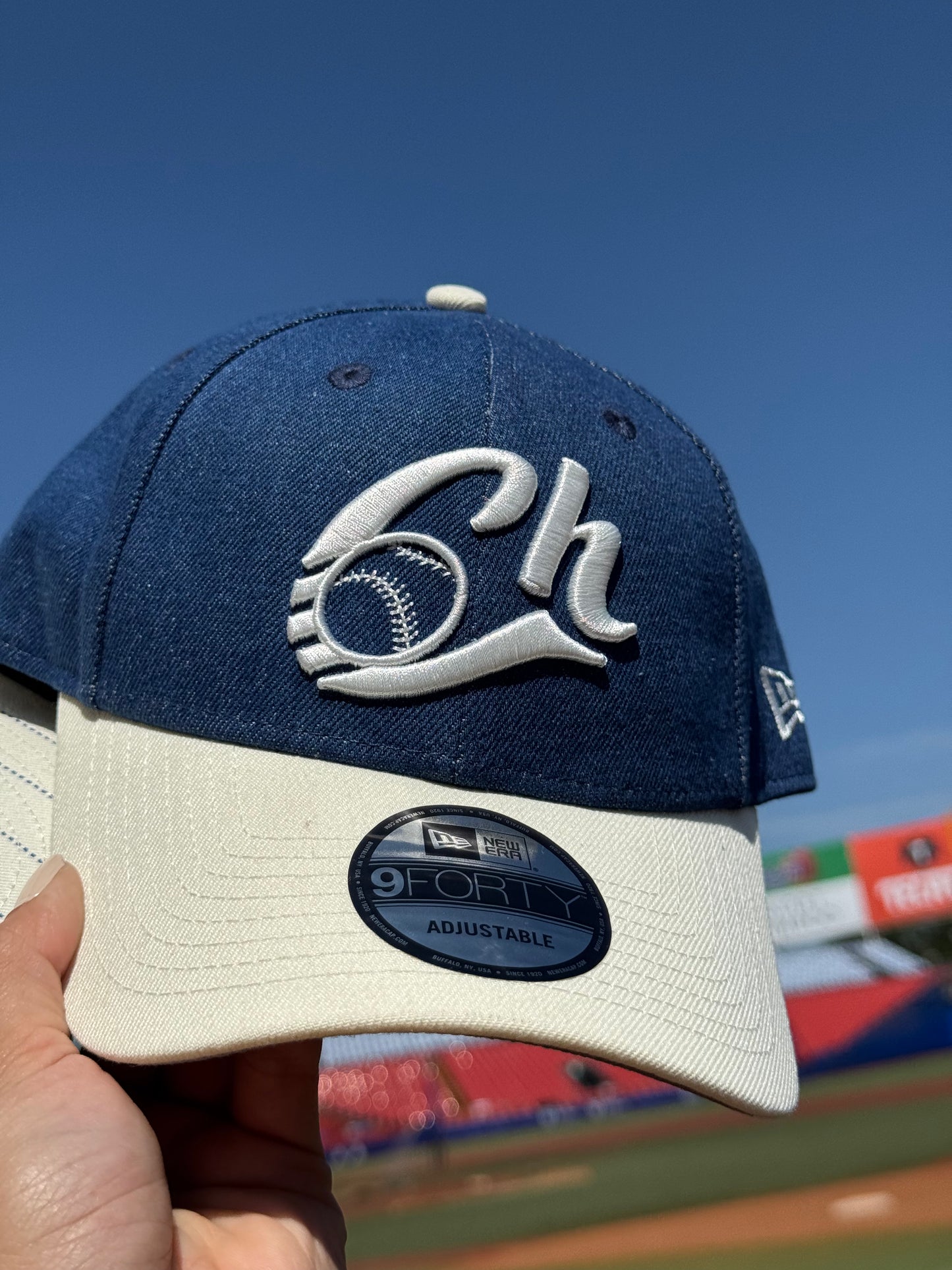 GORRA CH DENIM IVORY 9FORTY NEW ERA