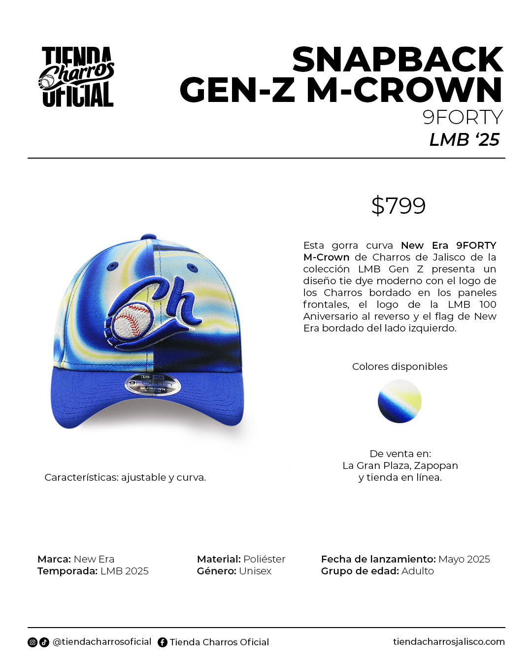 GORRA LMB 25 GEN Z 9FORTY M-CROWN