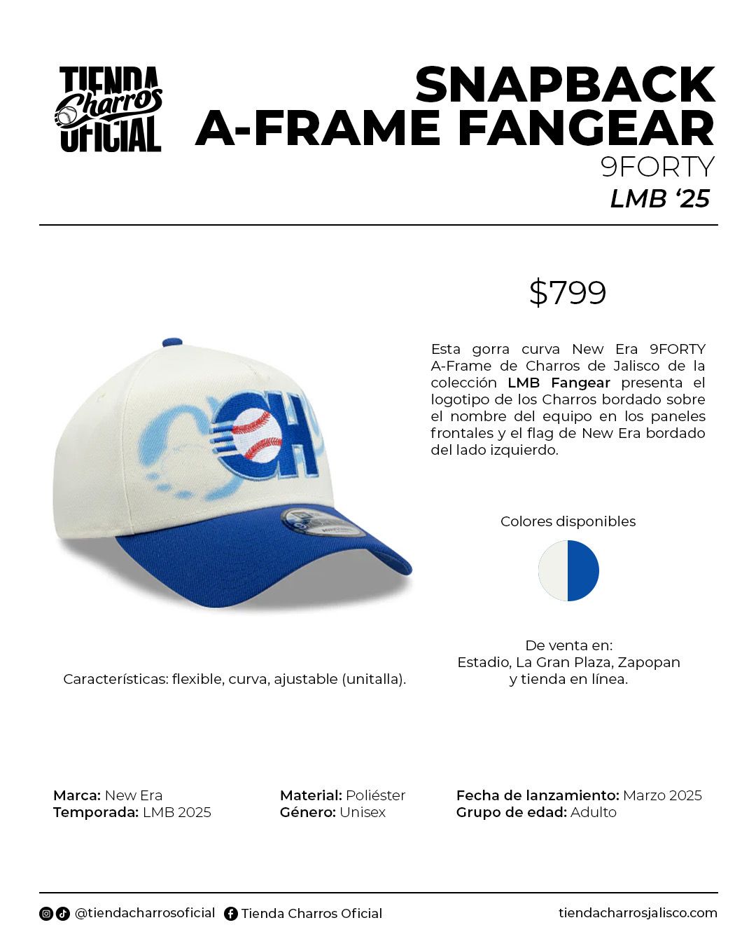 GORRA LMB 25 A-FRAME FANGEAR 9FORTY