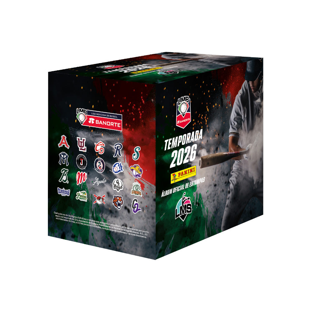 PREVENTA CAJA DE ESTAMPAS PARA ÁLBUM PANINI LMB 26