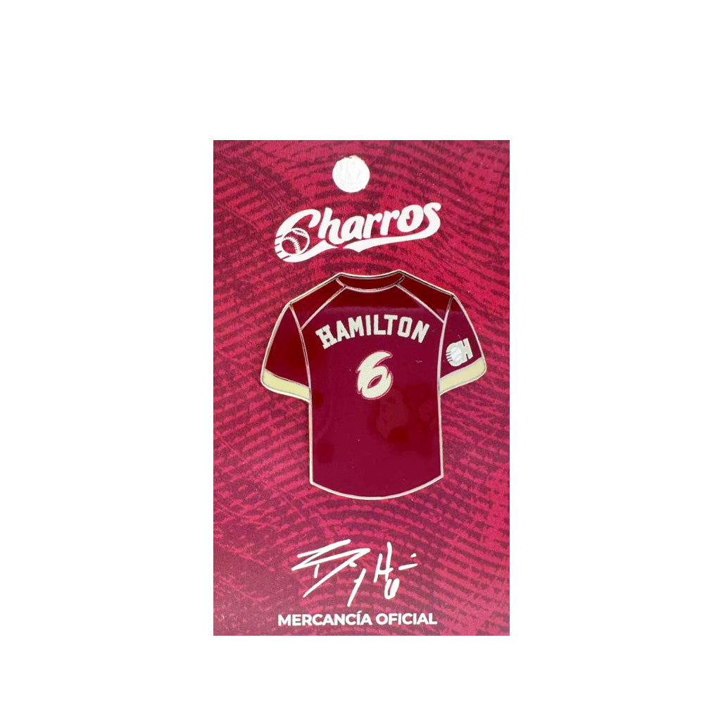 PIN JERSEY JUGADORES ROJO