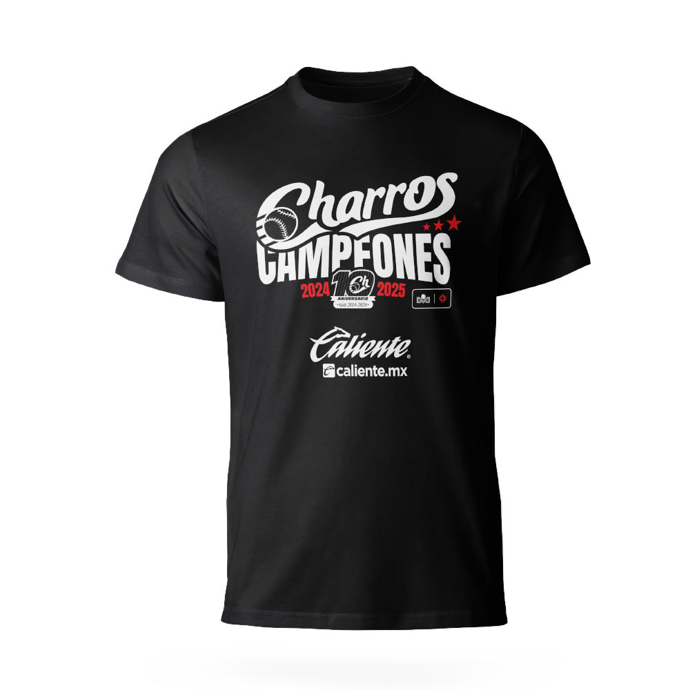 CAMISETA CAMPEONES LMP 24-25 – Tienda Oficial Charros Jalisco Béisbol, image size:1000x1000