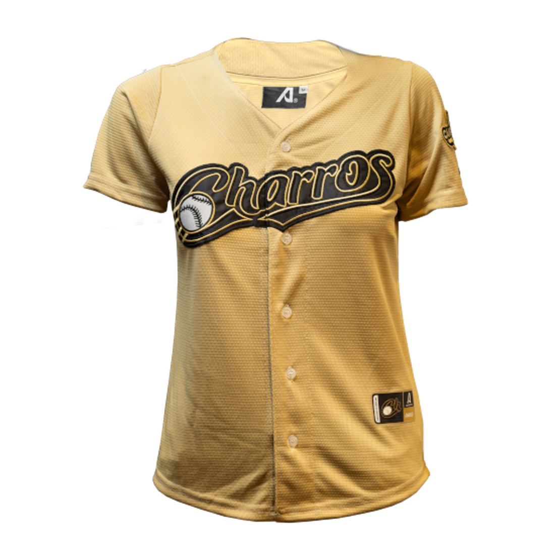 Jersey Charros de Jalisco Gold Campeones Dama – Tienda Oficial Charros ...