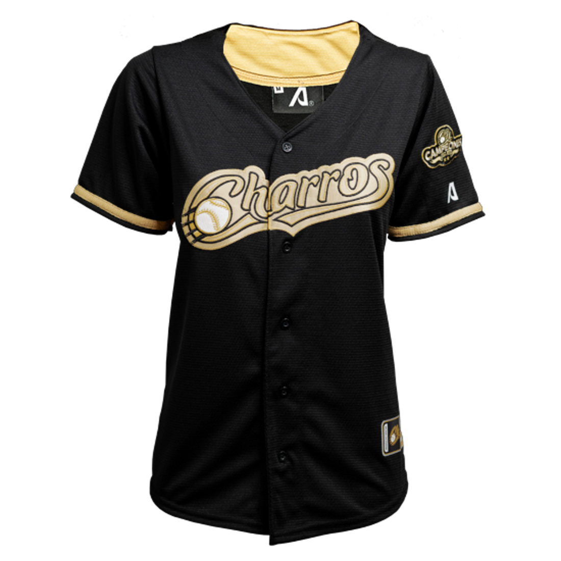 Jersey Charros de Jalisco Dama Negro Oro – Tienda Oficial Charros ...