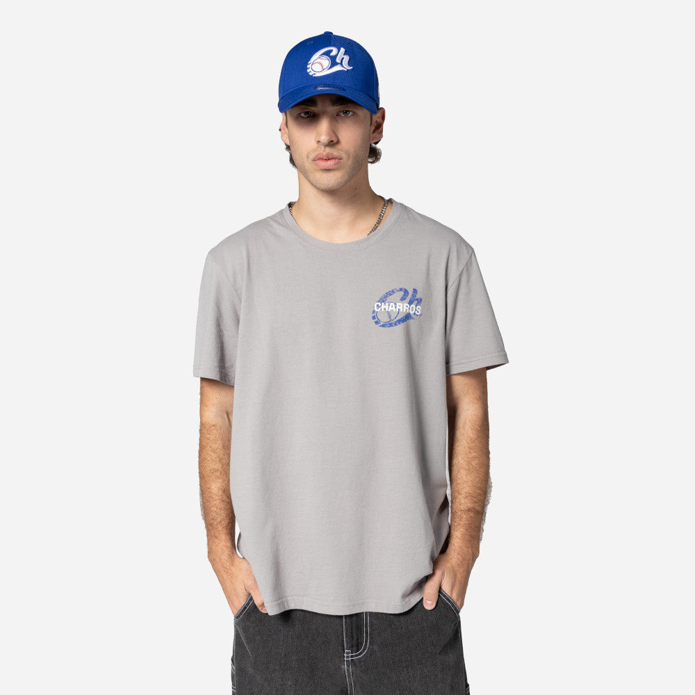 CAMISETA LOGOS GRIS NEW ERA