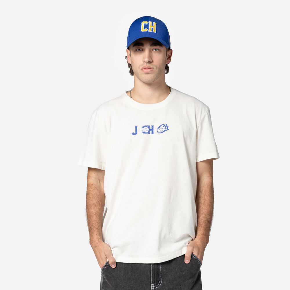 CAMISETA LOGOS IVORY NEW ERA LMB 25