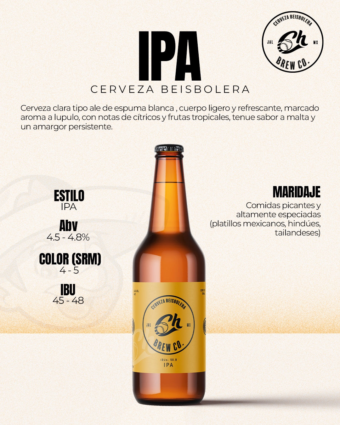 SIX DE CERVEZA BEISBOLERA CH