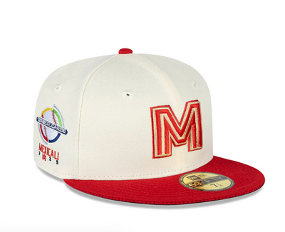 GORRA BEIGE MÉXICO SERIE DEL CARIBE 2025 NEW ERA 59FIFTY