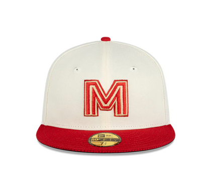 GORRA BEIGE MÉXICO SERIE DEL CARIBE 2025 NEW ERA 59FIFTY