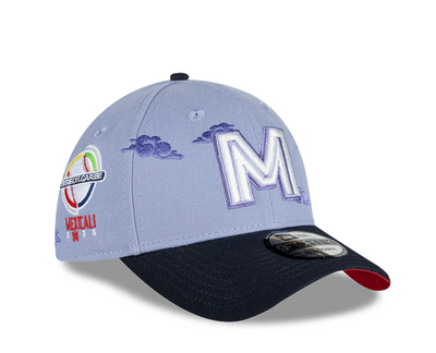 GORRA LILA MÉXICO SERIE DEL CARIBE 2025 NEW ERA 9FORTY