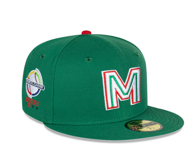 GORRA VERDE MÉXICO SERIE DEL CARIBE 2025 NEW ERA 59FIFTY