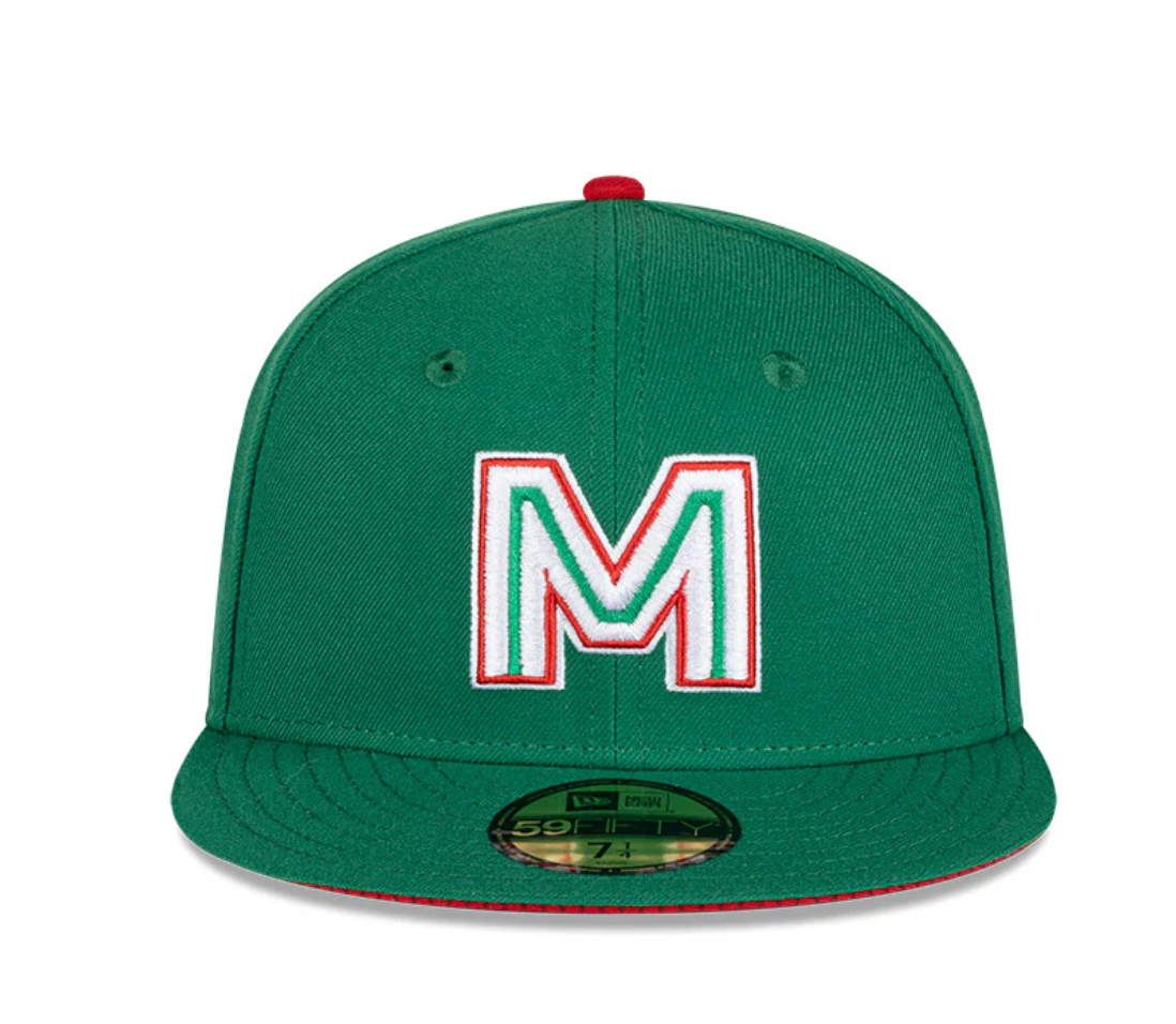 GORRA VERDE MÉXICO SERIE DEL CARIBE 2025 NEW ERA 59FIFTY