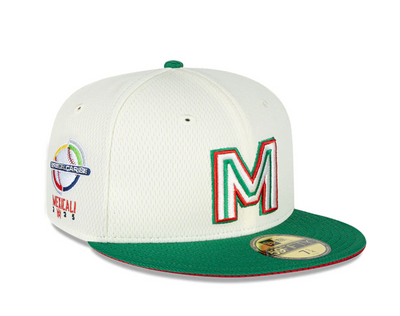 GORRA BLANCO MÉXICO SERIE DEL CARIBE 2025 NEW ERA 59FIFTY