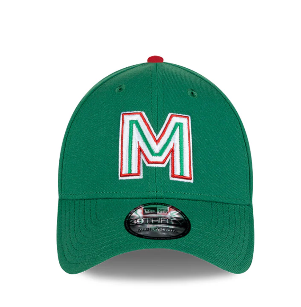 GORRA VERDE MÉXICO SERIE DEL CARIBE 2025 NEW ERA 39THIRTY