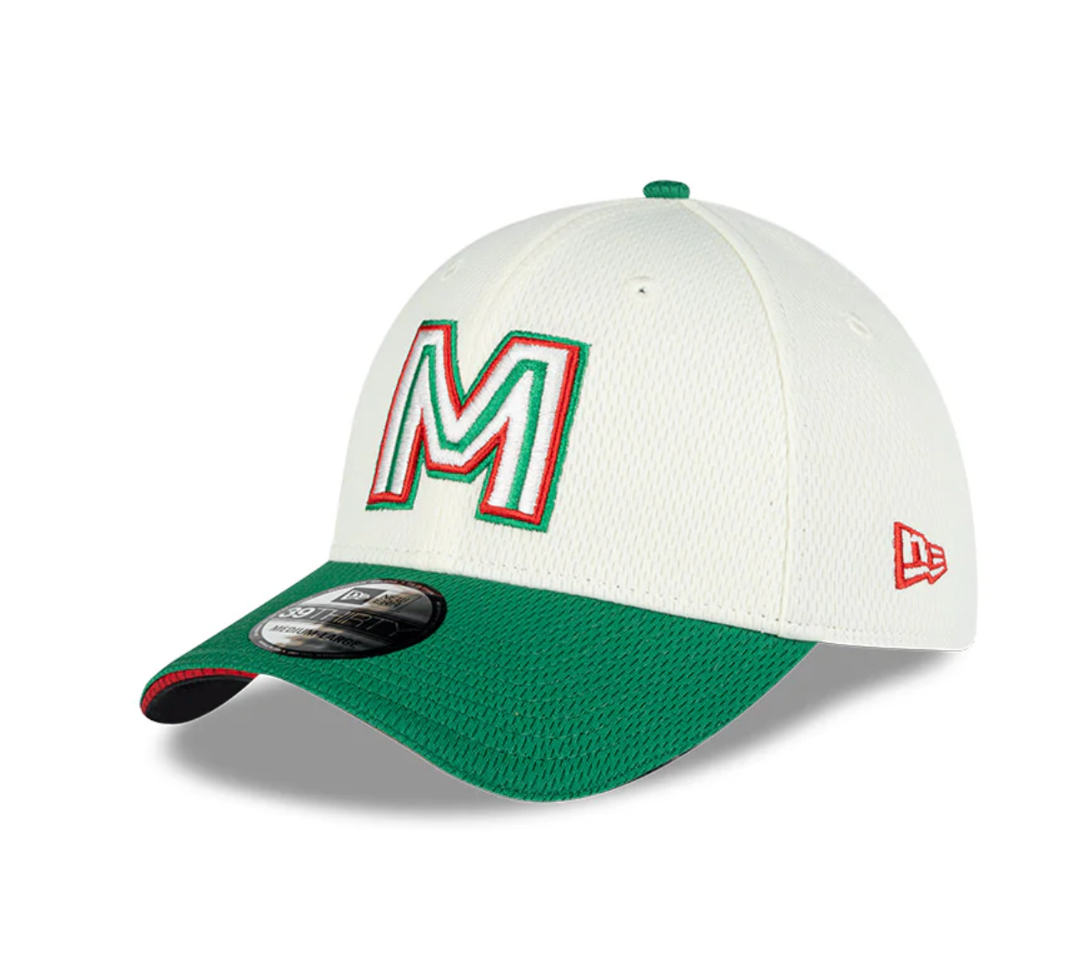 GORRA BLANCO MÉXICO SERIE DEL CARIBE 2025 NEW ERA 39THIRTY