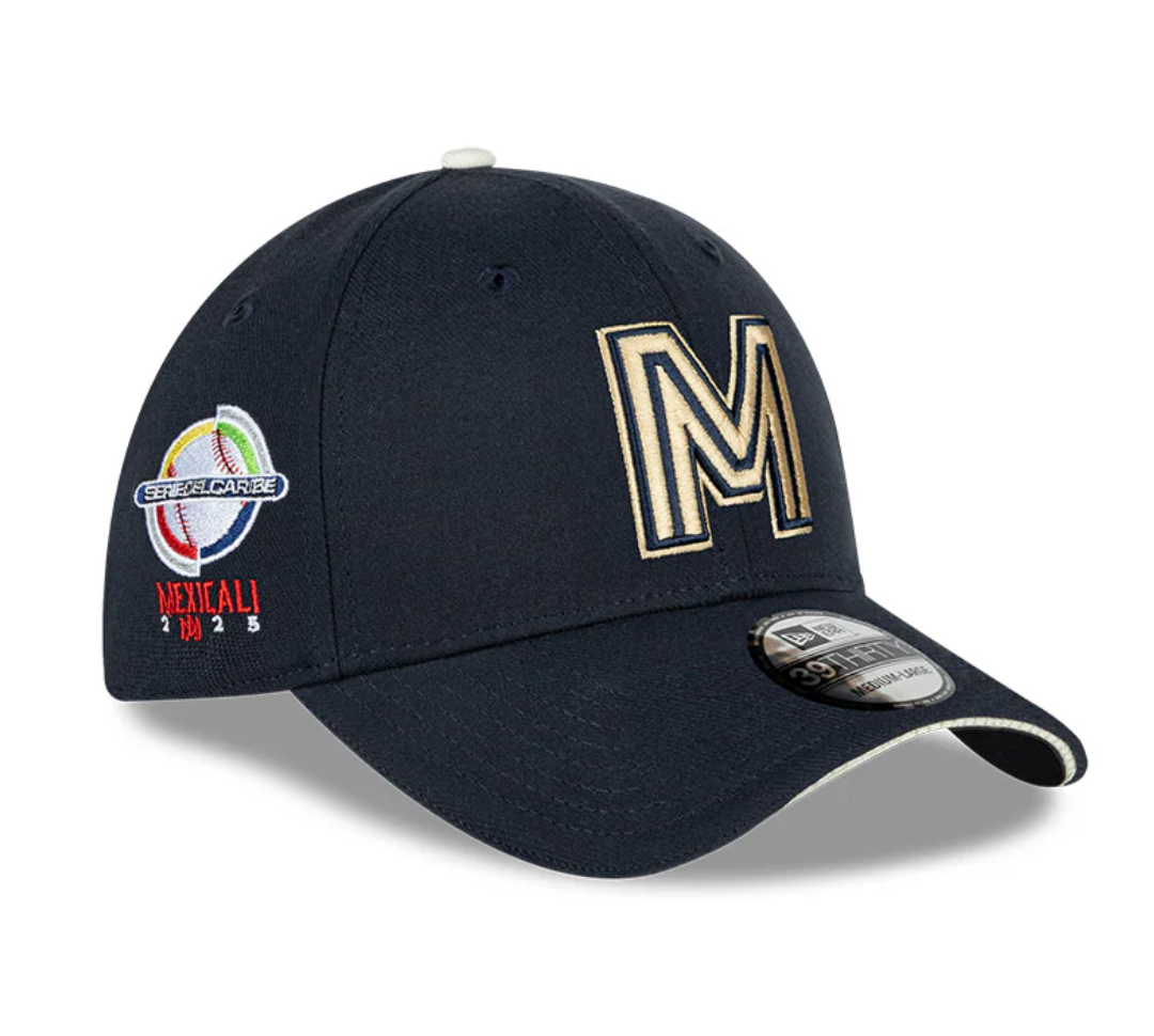 GORRA MARINO MÉXICO SERIE DEL CARIBE 2025 NEW ERA 39THIRTY