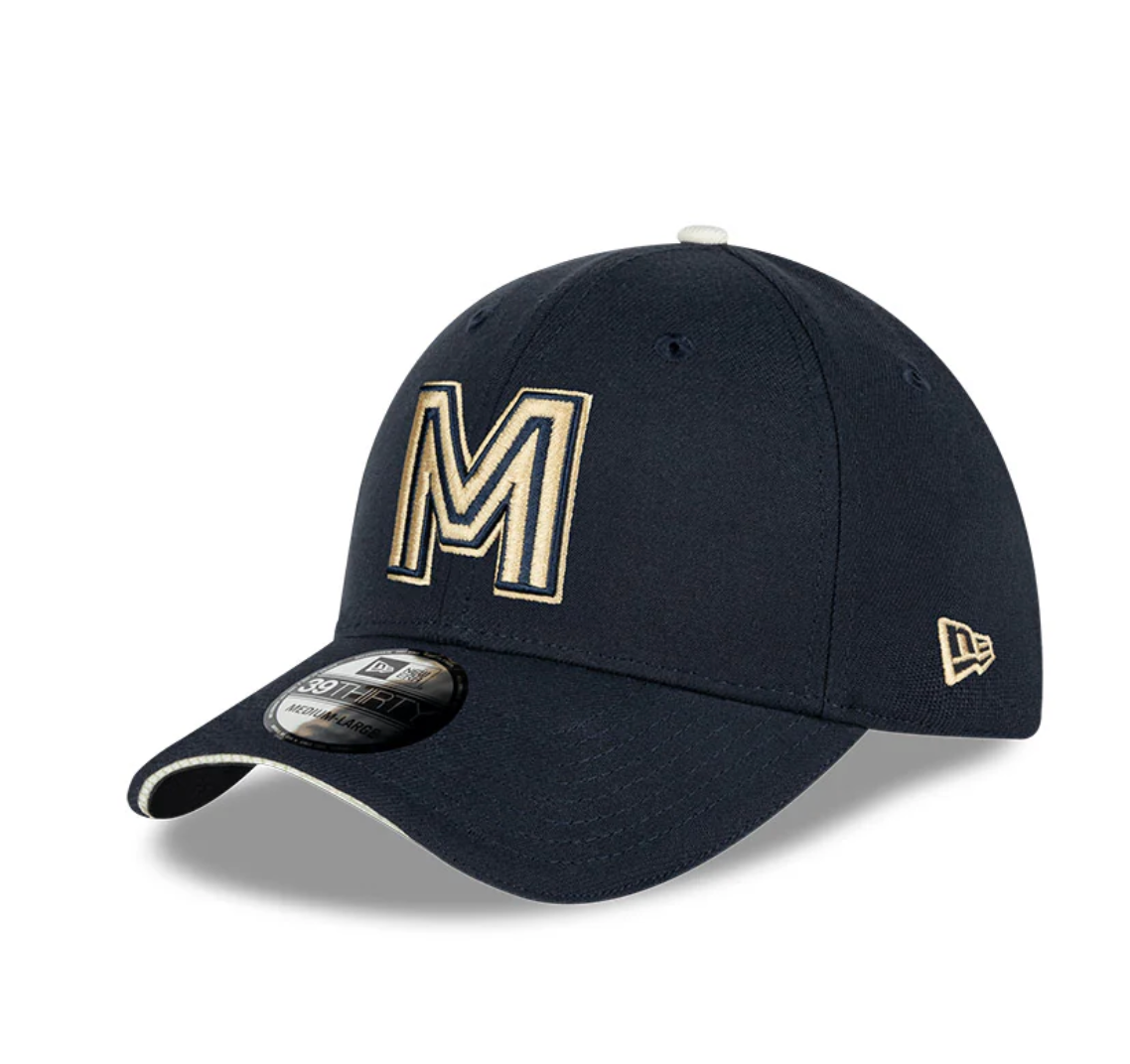 GORRA MARINO MÉXICO SERIE DEL CARIBE 2025 NEW ERA 39THIRTY