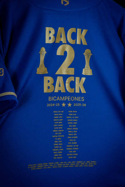 JERSEY BACK 2 BACK BICAMPEONES LMP DAMA