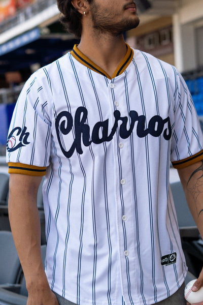 JERSEY RAYAS BLANCO ALTERNATIVO LMB 26 CHARROS