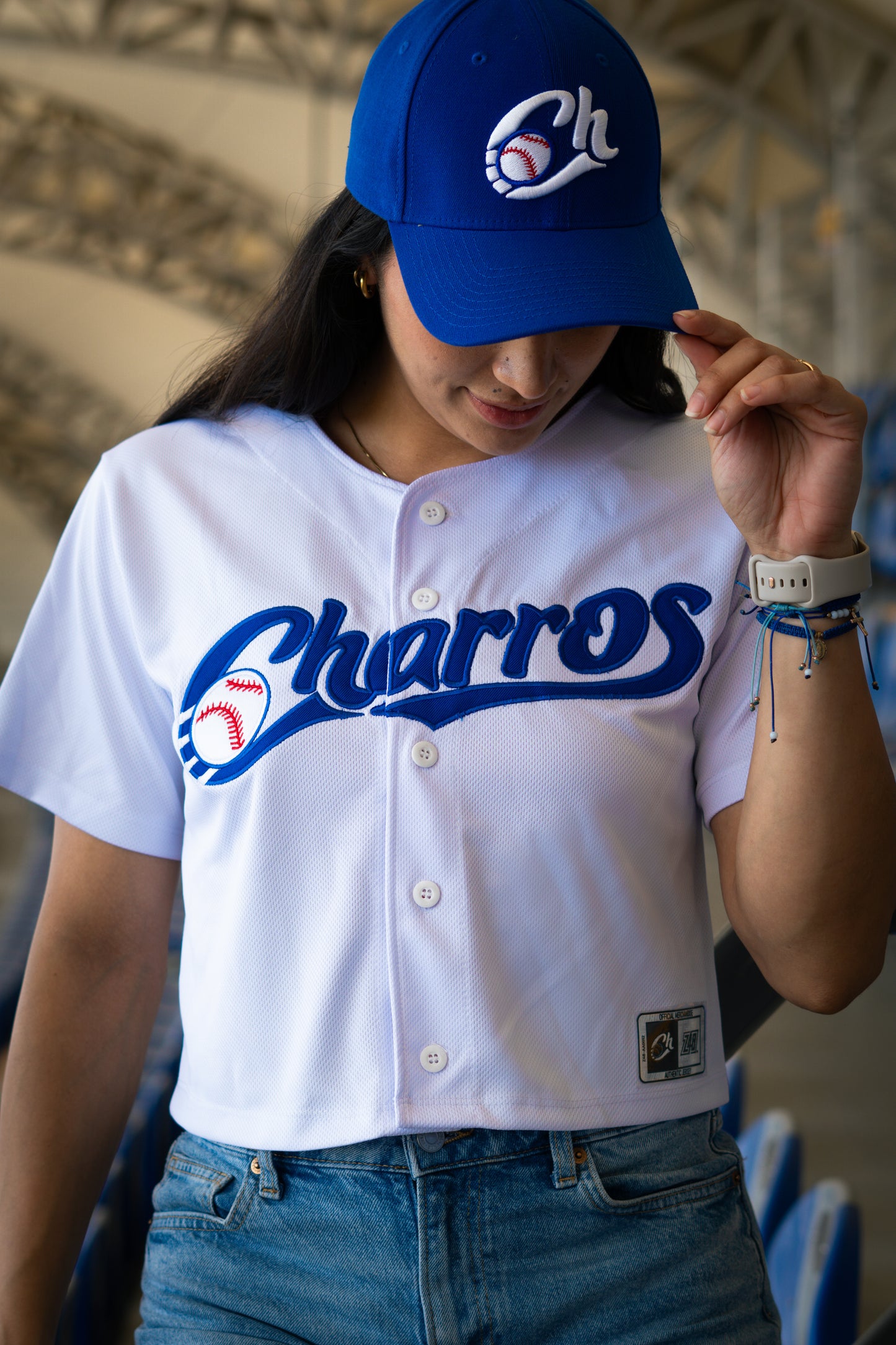 JERSEY CROP TOP LMB 26 ALTERNATIVO DAMA CHARROS