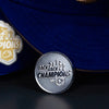 MONEDA CONMEMMORATIVA PLATA BACK 2 BACK BICAMPEONES LMP