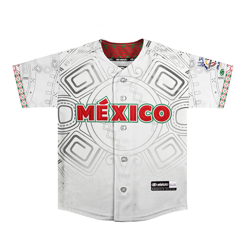 JERSEY INFANTIL SERIE DEL CARIBE 2026 MÉXICO SIGLO BLANCO