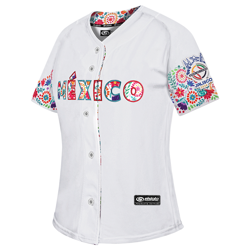 JERSEY DAMA SERIE DEL CARIBE 2026 MÉXICO SIGLO FLORES