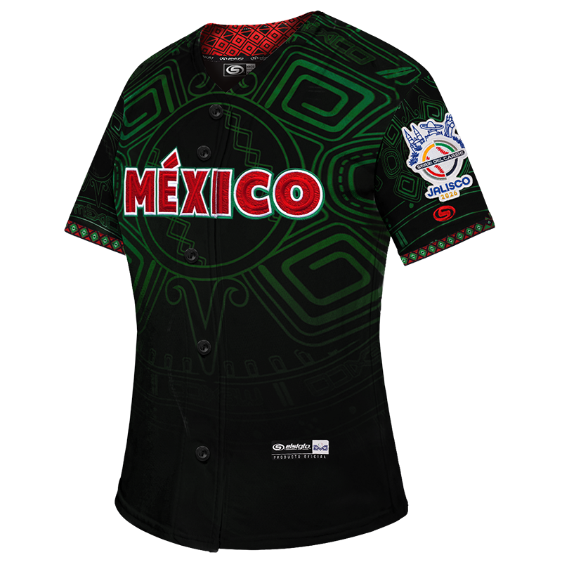 JERSEY DAMA SERIE DEL CARIBE 2026 MÉXICO SIGLO NEGRO