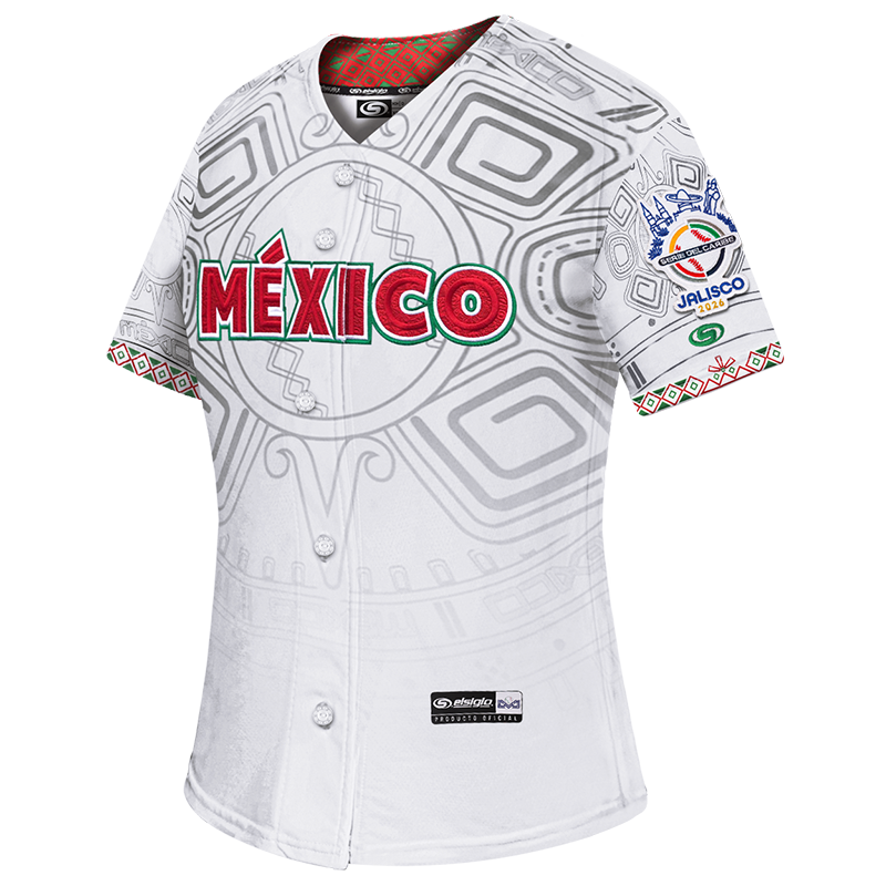 JERSEY DAMA SERIE DEL CARIBE 2026 MÉXICO SIGLO BLANCO