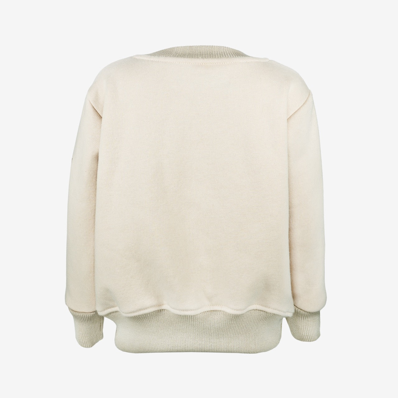 BEIGE/COFFEE FLUFFY BOR HOODIE
