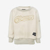 BEIGE/COFFEE FLUFFY BOR HOODIE