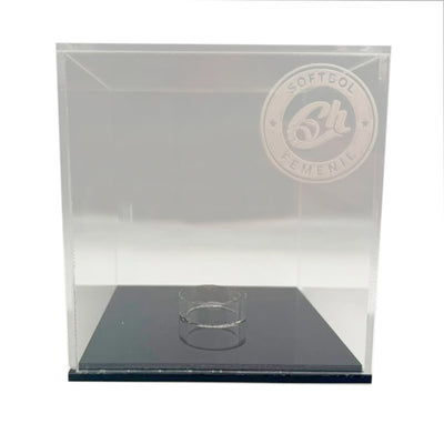 CAJA CH PORTA PELOTA SOFTBOL ACRILICO