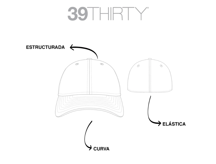 39THIRTY NEW ERA CH CAP WITH FOOTPRINT DETAIL