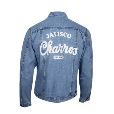 CHAMARRA DENIM CHARROS JALISCO