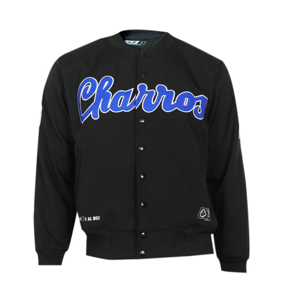 VARSITY JACKET CHARROS NEGRO UDI