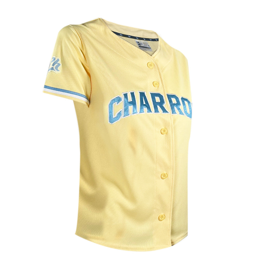 LMB 24 YELLOW LADIES NEW ERA JERSEY