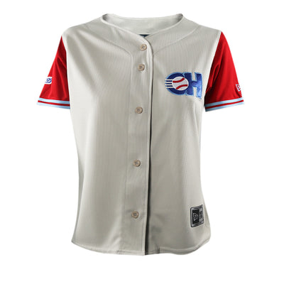 LMB 24 RETRO RED LADIES NEW ERA JERSEY