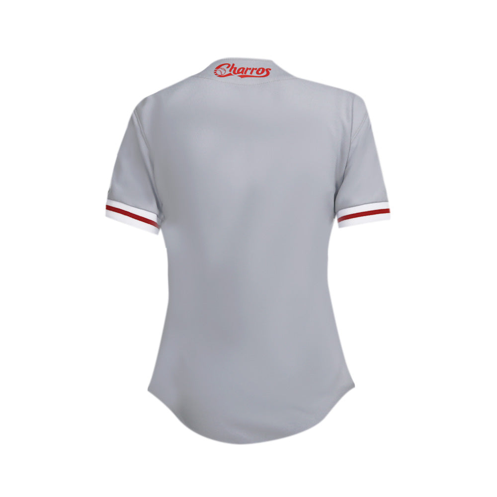 JERSEY DAMA GRIS ALTERNATIVO LMB 26 CHARROS