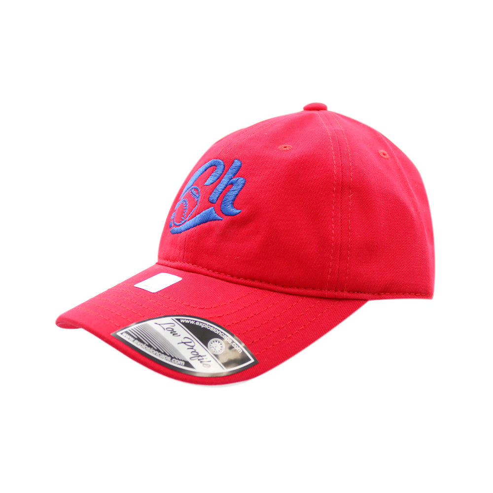 24 CH RED BLUE SUMMER CAP