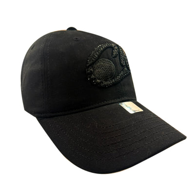 GORRA CURVA NEGRO STRASS AJUSTABLE