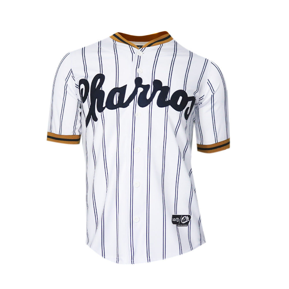 JERSEY RAYAS BLANCO ALTERNATIVO LMB 26 CHARROS