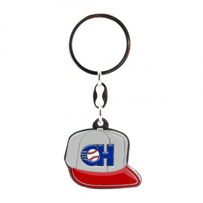 DOUBLE CAP KEYCHAIN ​​RETRO VIEW / YELLOW