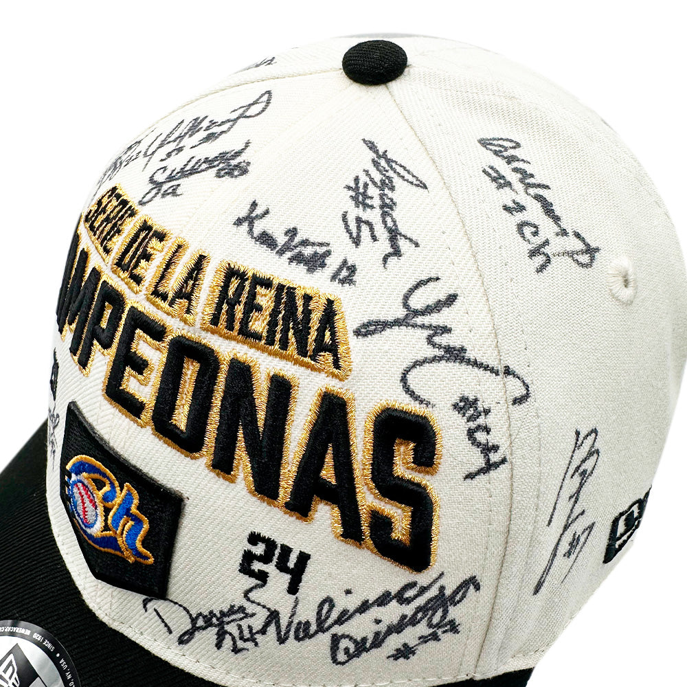 Gorra LMS Campeonas 2024 Serie de la Reyna 9FORTY New Era Autografiada