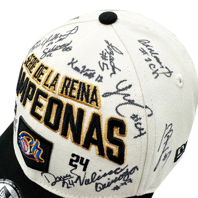 Gorra LMS Campeonas 2024 Serie de la Reyna 9FORTY New Era Autografiada