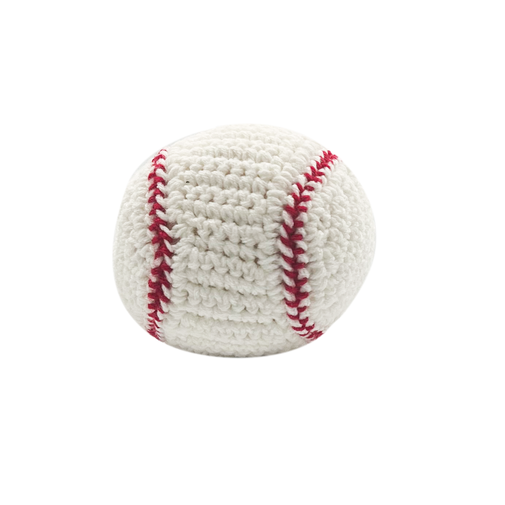 WOVEN BALL WITH RATTLE