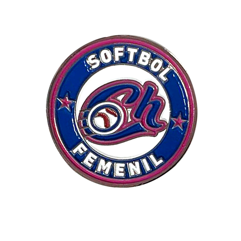 WOMEN'S SOFTBALL PIN LOGO